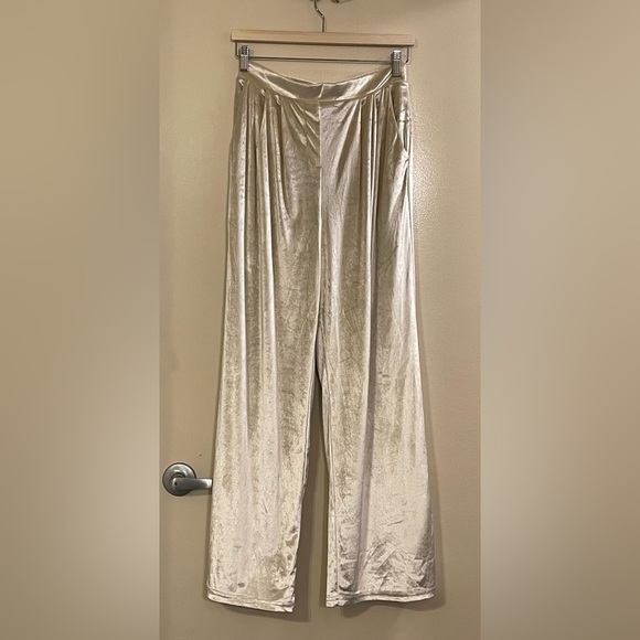 CHRISTIAN LACROIX Velvet Wide Leg Pants - Picture 2 of 6